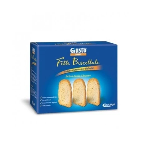Farmafood Giusto Diabel Fette Biscottate 300 G 3 Farmafood Giusto Diabel Fette Biscottate 300 G