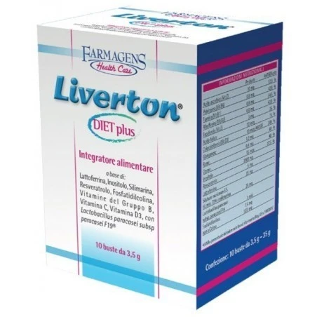 Farmagens Health Care Liverton Diet Plus 14 Bustine 3 Farmagens Health Care Liverton Diet Plus 14 Bustine