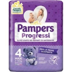 Fater Pampers Progressi Maxi Pannolino 4 7-18kg 22 Pezzi
