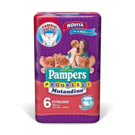 Fater Pampers Progressi Mutandina Xl 15 Pezzi 3 Fater Pampers Progressi Mutandina Xl 15 Pezzi