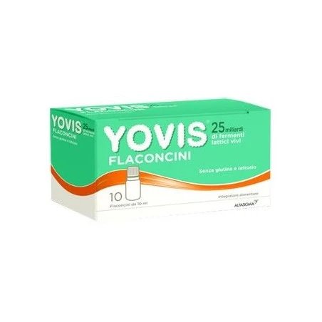 FERMENTI LATTICI YOVIS 10 FLACONCINI 10ml 3 FERMENTI LATTICI YOVIS 10 FLACONCINI 10ml