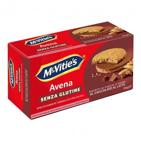 Ferrero Commerciale Italia Mc Vitie's Avena Al Cioccolato Al Latte Senza Glutine 150 G 3 Ferrero Commerciale Italia Mc Vitie's Avena Al Cioccolato Al Latte Senza Glutine 150 G
