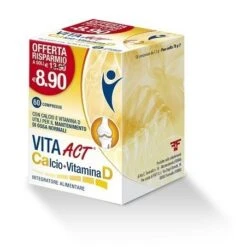 F&f Calcio + Vitamina D Act 60 Compresse