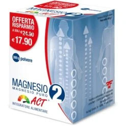 F&f Magnesio 2 Act Puro Polvere 300 G
