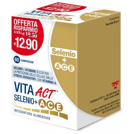 F&f Vita Act Selenio+ace 60 Compresse 3 F&f Vita Act Selenio+ace 60 Compresse