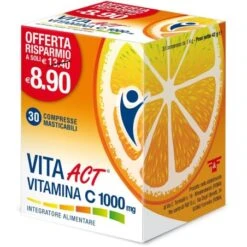 F&f Vitamina C Act 1000mg 30 Compresse Masticabili