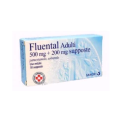 FLUENTAL ADULTI 10 SUPPOSTE 500MG+200MG