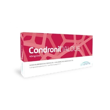 Geofarma Siringa Intra-articolare Condronil Ialdue Preriempita Acido Ialuronico Sale Sodico 40 Mg 2 Ml 3 Geofarma Siringa Intra-articolare Condronil Ialdue Preriempita Acido Ialuronico Sale Sodico 40 Mg 2 Ml