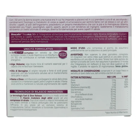 Giuliani Bioscalin Tricoage Nf 60 Compresse 4 Giuliani Bioscalin Tricoage Nf 60 Compresse - immagine 2