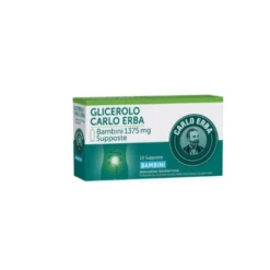 Glicerolo Bambini 18 Supposte 1375mg Carlo Erba