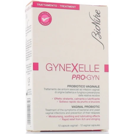 GYNEXELLE PROGYN PROBIOTICO VAGINALE 10 CAPSULE 3 GYNEXELLE PROGYN PROBIOTICO VAGINALE 10 CAPSULE