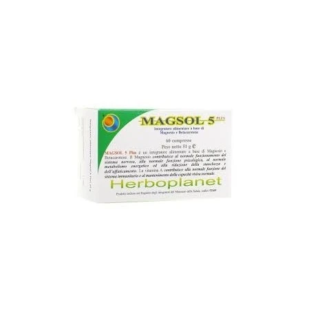 Herboplanet Magsol 5 Plus 60 Compresse 3 Herboplanet Magsol 5 Plus 60 Compresse