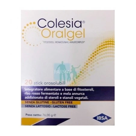Ibsa Farmaceutici Italia Colesia Oralgel 20 Sticks 3 Ibsa Farmaceutici Italia Colesia Oralgel 20 Sticks