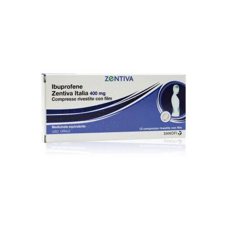 IBUPROFENE ZENTIVA ITALIA 12 COMPRESSE 400MG 3 IBUPROFENE ZENTIVA ITALIA 12 COMPRESSE 400MG