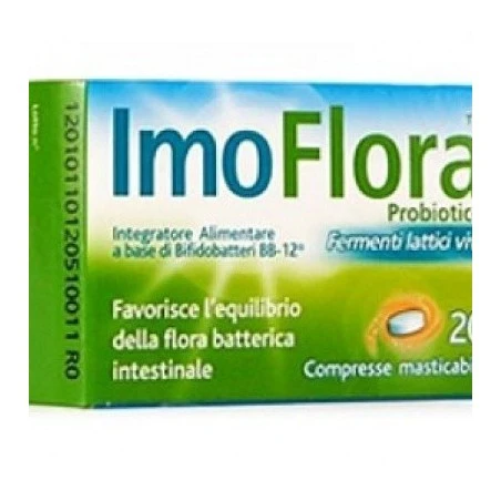 Imoflora 20 Compresse Masticabili 3 Imoflora 20 Compresse Masticabili