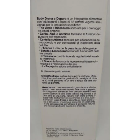 Integratore Liquido Body Drena E Depura 500ml By Farmaciapoint 4 Integratore Liquido Body Drena E Depura 500ml By Farmaciapoint - immagine 2