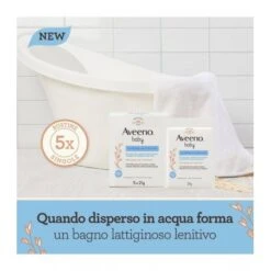 Johnson & Johnson Aveeno Baby Colloidal Polvere Bagno 5 X 21 G -Farmacia Point-IT johnson johnson aveeno baby colloidal polvere bagno 5 x 21 g 3