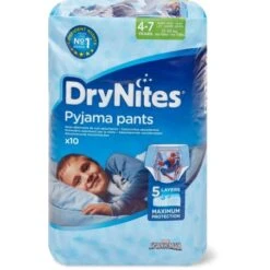 Kimberly Clark Italia Huggies Drynites 8/15 Anni Boy L 27/57kg Pacco Singolo 9 Pezzi