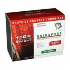 Klorane Quinafort Uomo Duo Anticaduta 36 Dosi X 5ml