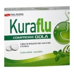Shedir Pharma Kuraflu Gola Eucalipto 20 Compresse 1,5 G
