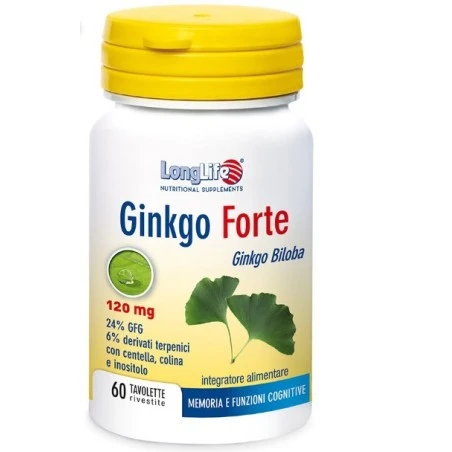 Phoenix - Longlife Longlife Ginkgo Forte 60 Tavolette 3 Phoenix - Longlife Longlife Ginkgo Forte 60 Tavolette