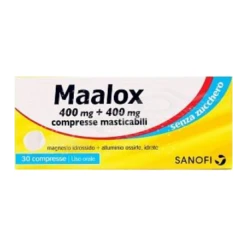 Maalox 30 Compresse Masticabili 400+400mg Senza Zucchero
