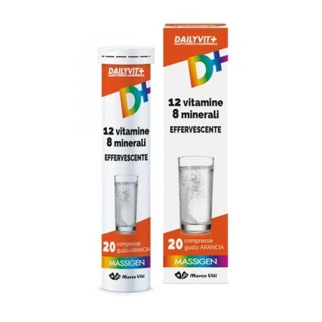 Marco Viti Farmaceutici Dailyvit+ 12 Vitamine 8 Minerali Effervescente 20 Compresse 3 Marco Viti Farmaceutici Dailyvit+ 12 Vitamine 8 Minerali Effervescente 20 Compresse