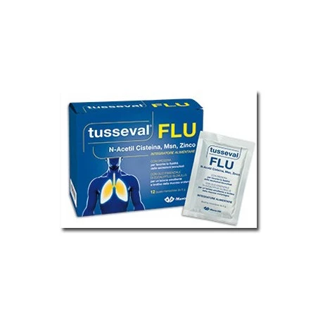 Marco Viti Farmaceutici Tusseval Flu 12 Bustine Solubili 60 G 3 Marco Viti Farmaceutici Tusseval Flu 12 Bustine Solubili 60 G
