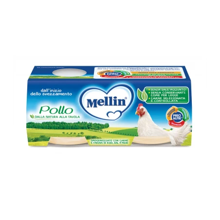 Mellin Omogeneizzato Pollo 2 X 80 G 3 Mellin Omogeneizzato Pollo 2 X 80 G