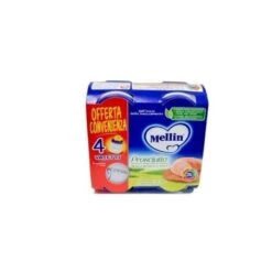Mellin Omogeneizzato Prosciutto 4X80G