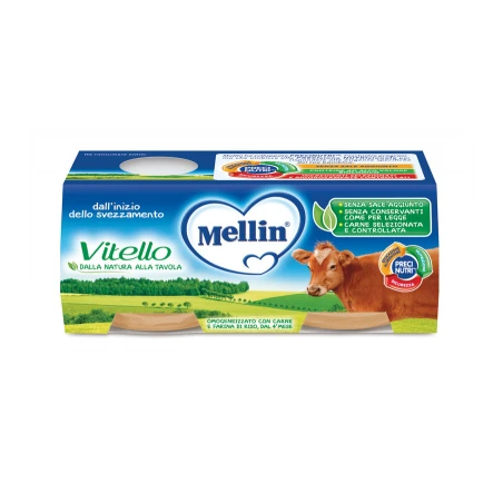 Mellin Omogeneizzato Vitello 2 X 80 G 3 Mellin Omogeneizzato Vitello 2 X 80 G