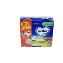 Mellin Omogeneizzato Vitello 4 Vasetti X 80g