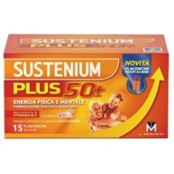 Menarini Sustenium Plus 50+ 15 Flaconcini Vitamina B Energia Fisica E Mentale