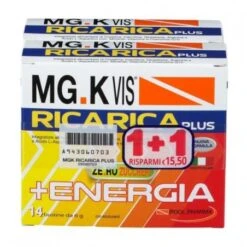 MGK Vis Ricarica Plus 1 Confezione + 1 Omaggio Arancia Senza Zuccheri
