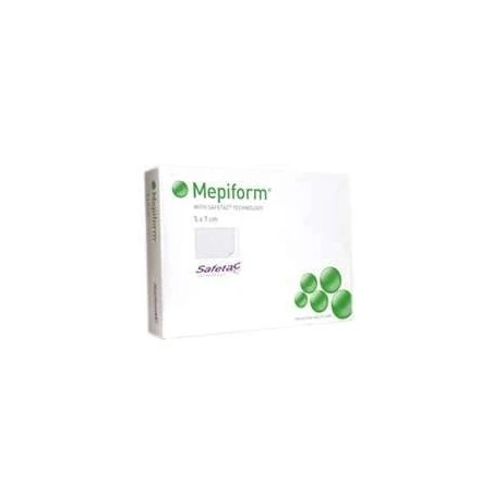 Molnlycke Health Care Medicazione Mepiform Atraumatica Per Cicatrici E Cheloidi Non Sterile 5x7,5cm 5 Pezzi 3 Molnlycke Health Care Medicazione Mepiform Atraumatica Per Cicatrici E Cheloidi Non Sterile 5x7,5cm 5 Pezzi