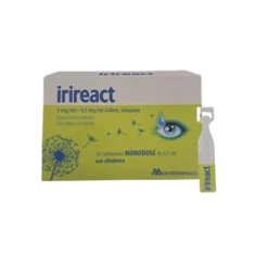 Montefarmaco Irireact 3 Mg/ml + 0,5 Mg/ml Collirio, Soluzione In Contenitore Monodose