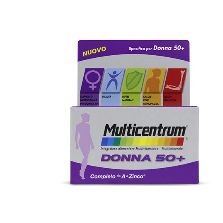 Multicentrum Donna 50+ Multivitaminico E Multiminerale 90 Compresse 3 Multicentrum Donna 50+ Multivitaminico E Multiminerale 90 Compresse