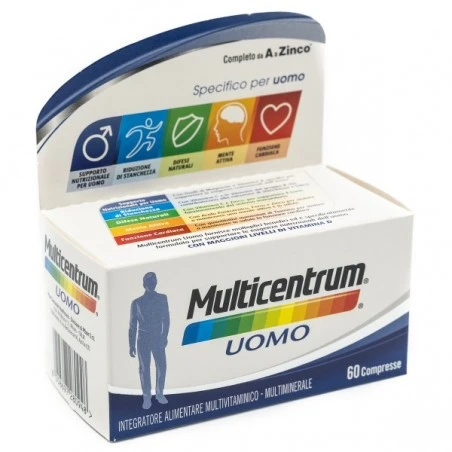 MULTICENTRUM UOMO 60CPR 3 MULTICENTRUM UOMO 60CPR