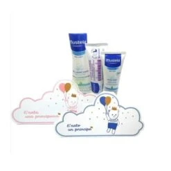 MUSTELA COFANETTO GEL DETERGENTE + CREMA VISO + PASTA PER IL CAMBIO + QUADRETTO