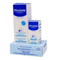 Mustela Soluzione Ipertonica Spray Nasale 150 Ml + Crema Balsamica Massaggio 40 Ml