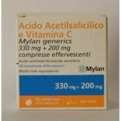 Mylan Frobeflu 330 Mg + 200 Mg Compresse Effervescenti