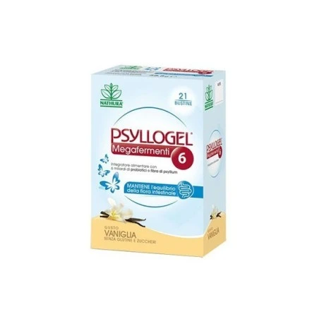 Nathura Giuliani Psyllogel Megafermenti 6 Vaniglia 21 Bustine 3 Nathura Giuliani Psyllogel Megafermenti 6 Vaniglia 21 Bustine