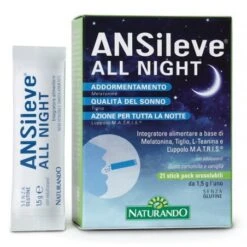 Naturando Ansileve All Night 21 Stick Pack Orosolubili