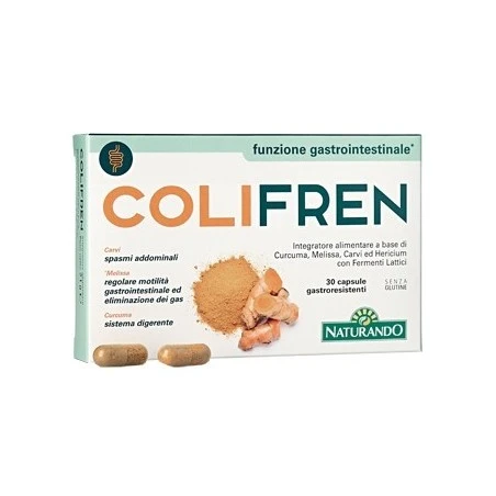 Naturando Colifren 30 Capsule Vegetali Gastroresistenti 3 Naturando Colifren 30 Capsule Vegetali Gastroresistenti