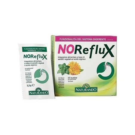Naturando Noreflux Integratore Alimentare 20 Bustine 3 Naturando Noreflux Integratore Alimentare 20 Bustine