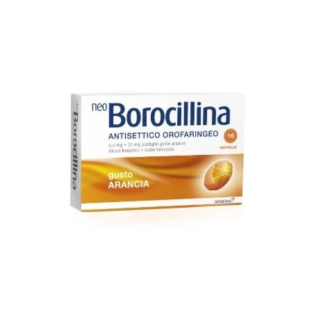NEOBOROCILLINA ANTISETTICO ORALE 16PASTIGLIE ARANCIA 3 NEOBOROCILLINA ANTISETTICO ORALE 16PASTIGLIE ARANCIA