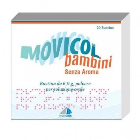 Norgine Italia Movicol Bambini 6,9 G, Polvere Per Soluzione Orale, Senza Aroma 3 Norgine Italia Movicol Bambini 6,9 G, Polvere Per Soluzione Orale, Senza Aroma