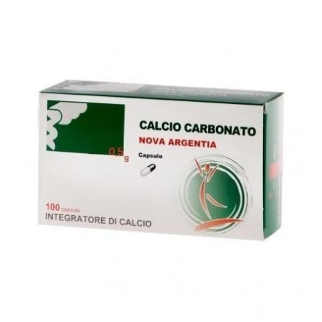 Nova Argentia Ind. Farm Nova Calcio Carbonato 1 G 100 Capsule 3 Nova Argentia Ind. Farm Nova Calcio Carbonato 1 G 100 Capsule