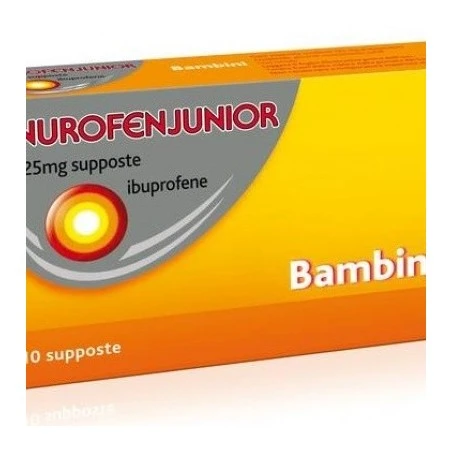Nurofen Junior 10 Supposte 125mg 3 Nurofen Junior 10 Supposte 125mg