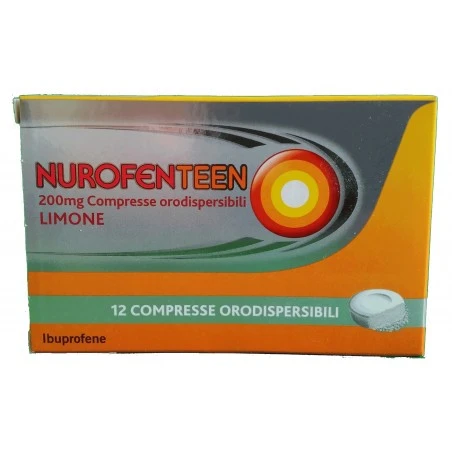 Nurofen Teen 12 Compresse Orolim 200mg 3 Nurofen Teen 12 Compresse Orolim 200mg